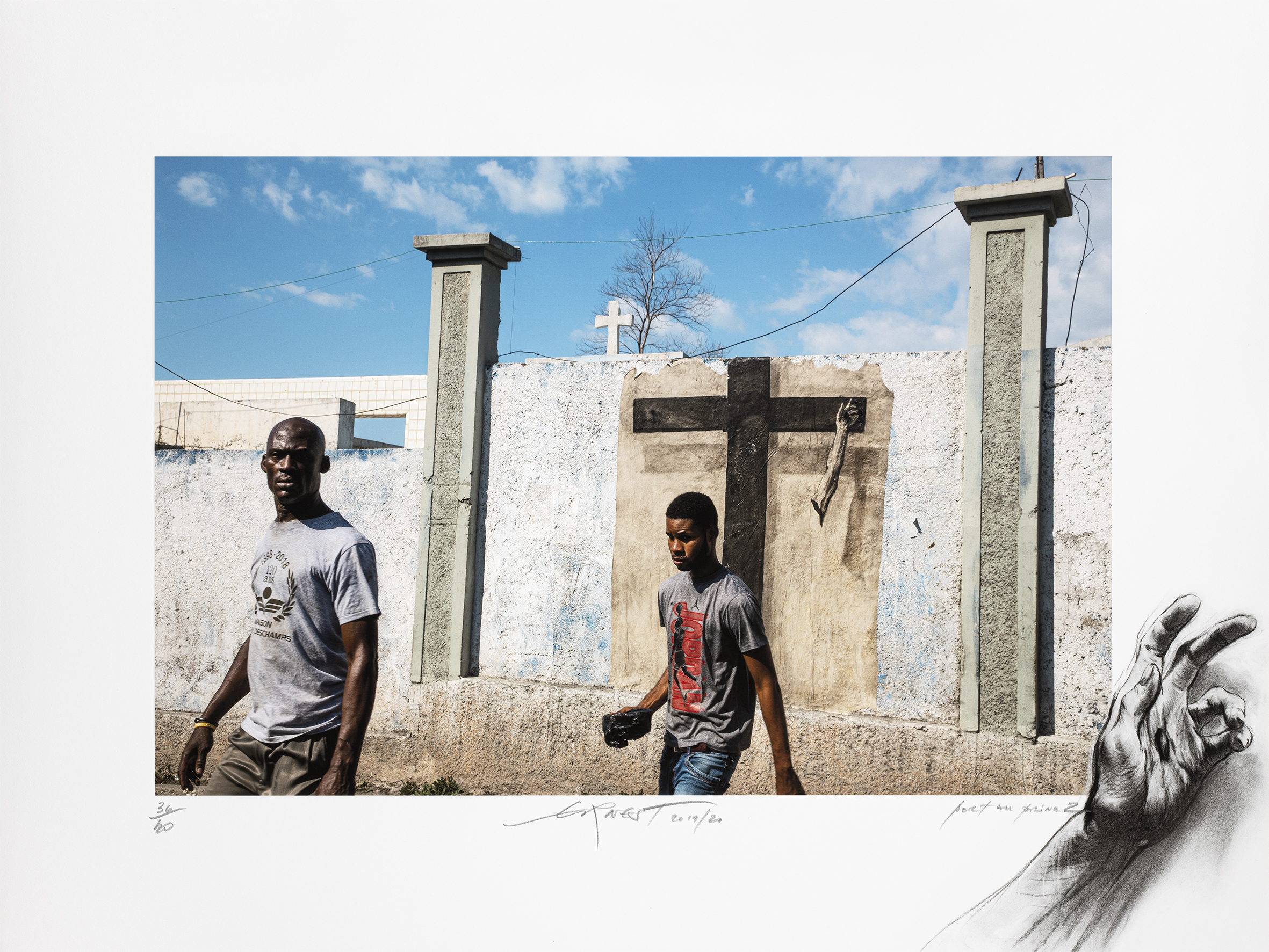 estampe Port-au-Prince 2 Ernest Pignon-Ernest